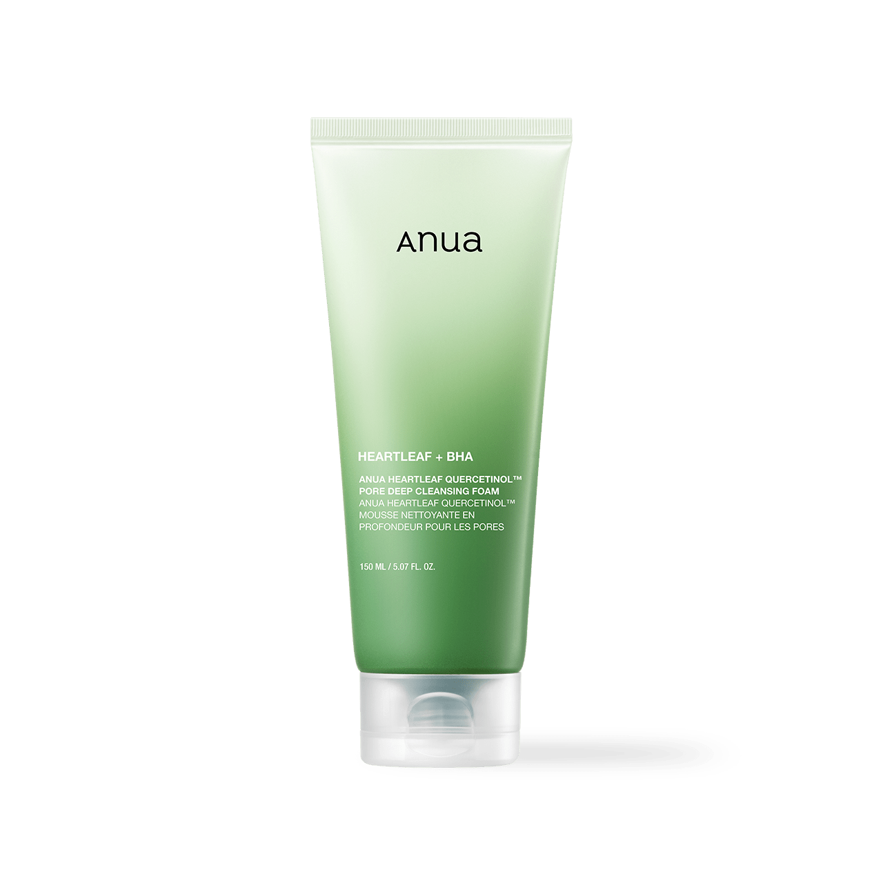 [Anua] HEARTLEAF QUERCETINOL PORE DEEP CLEANSING FOAM 150ML - KuteSkin