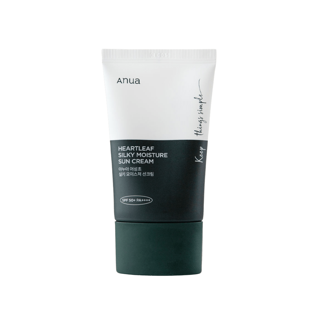 [Anua] HEARTLEAF SILKY MOISTURE SUNSCREEN 50ml - KuteSkin