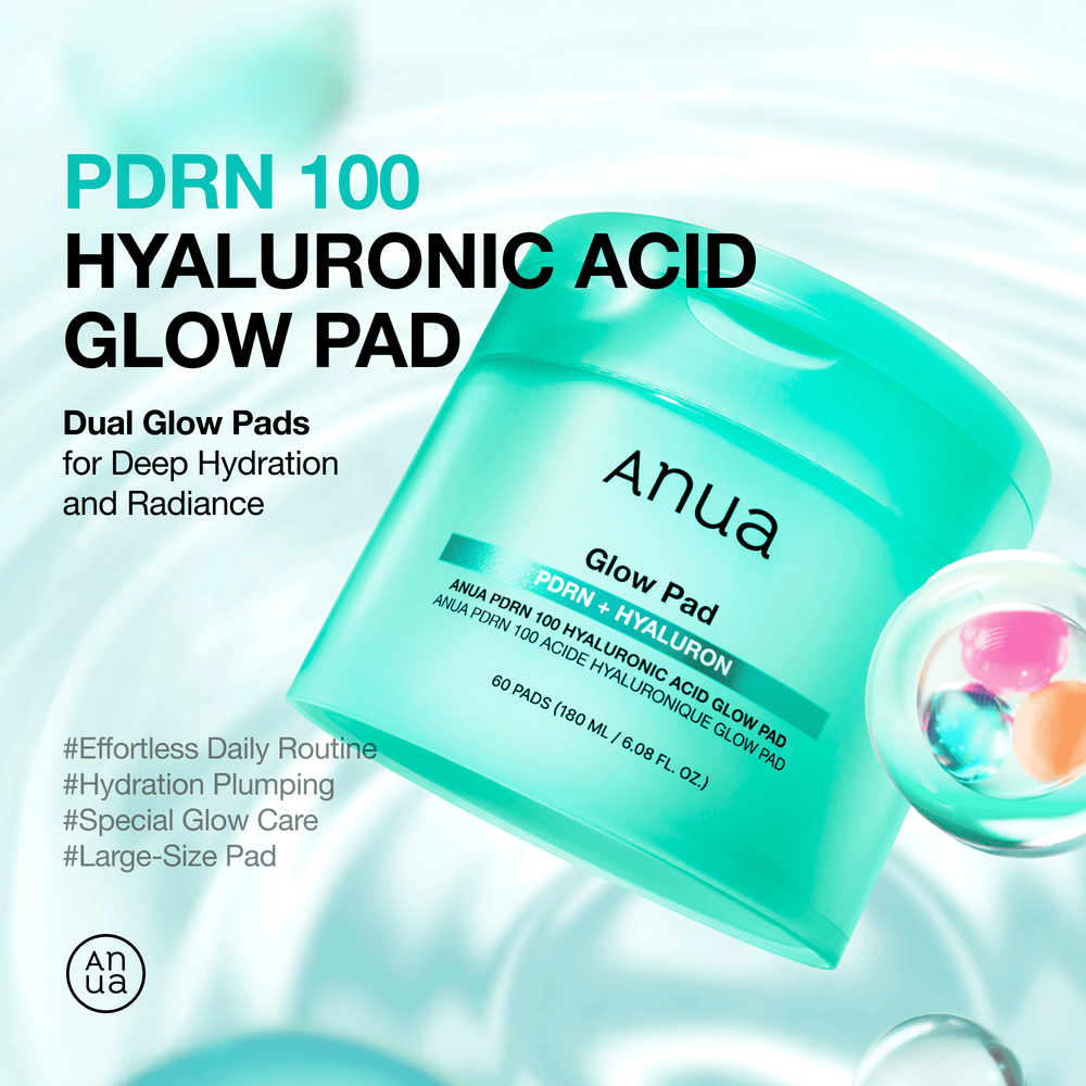 [anua] PDRN 100 Hyaluronic Acid Glow Pad 180ml 60ea - KuteSkin