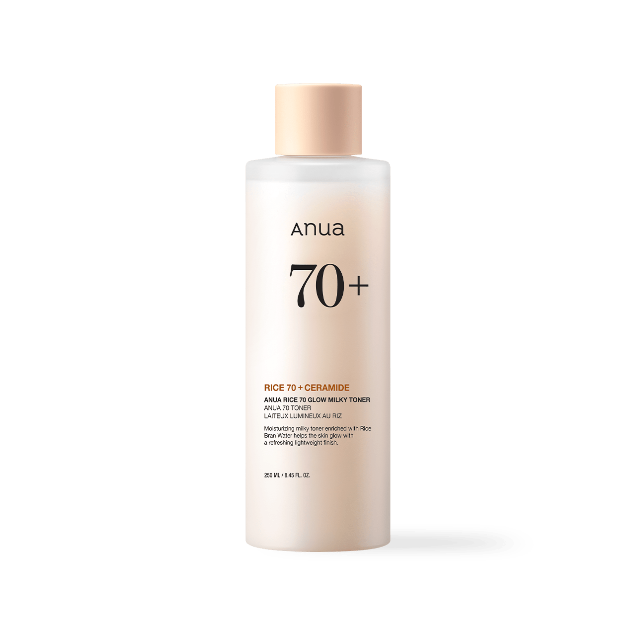 [Anua] RICE 70 GLOW MILKY TONER 250ml - KuteSkin