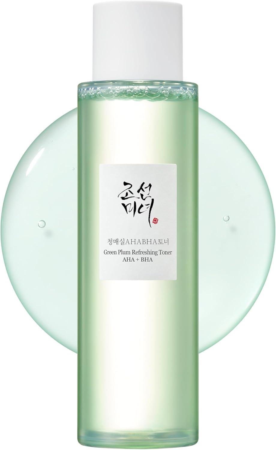 [BeautyOfJoseon] Green Plum Refreshing Toner : AHA + BHA 150ml - KuteSkin