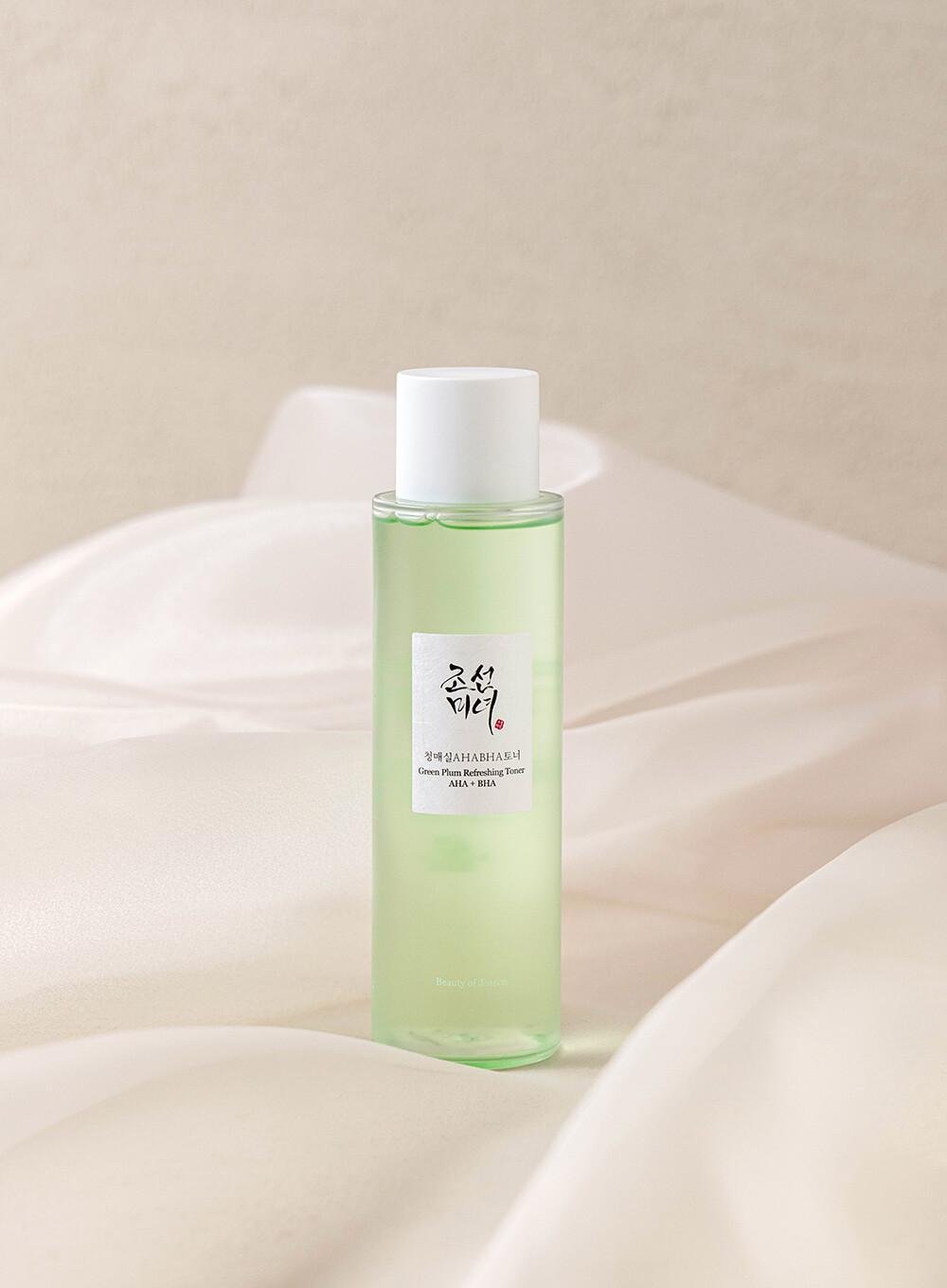 [BeautyOfJoseon] Green Plum Refreshing Toner : AHA + BHA 150ml - KuteSkin
