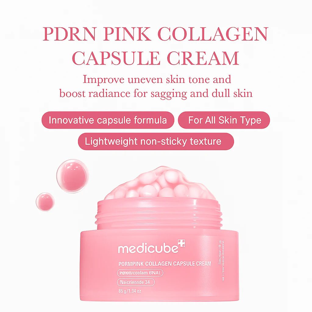 [Medicube] PDRN Pink Collagen Capsule Cream 55g - KuteSkin