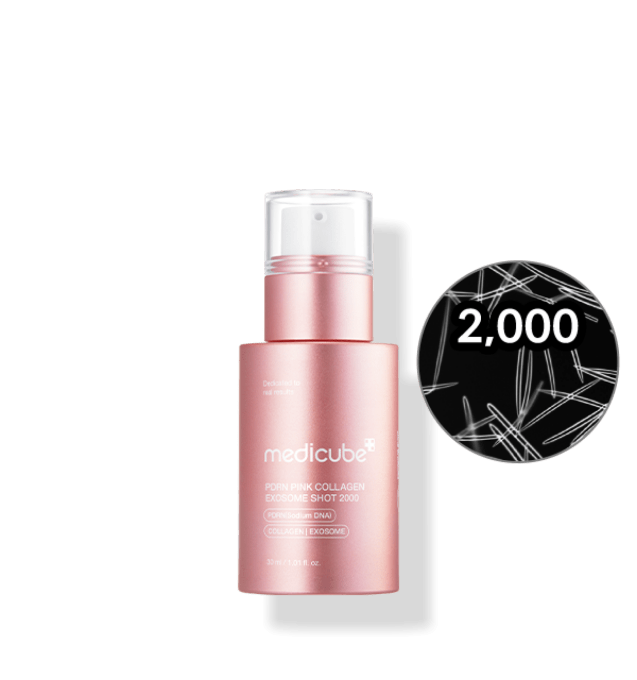 [Medicube] PDRN Pink Collagen exosome shot ampoule 2000 30ml - KuteSkin