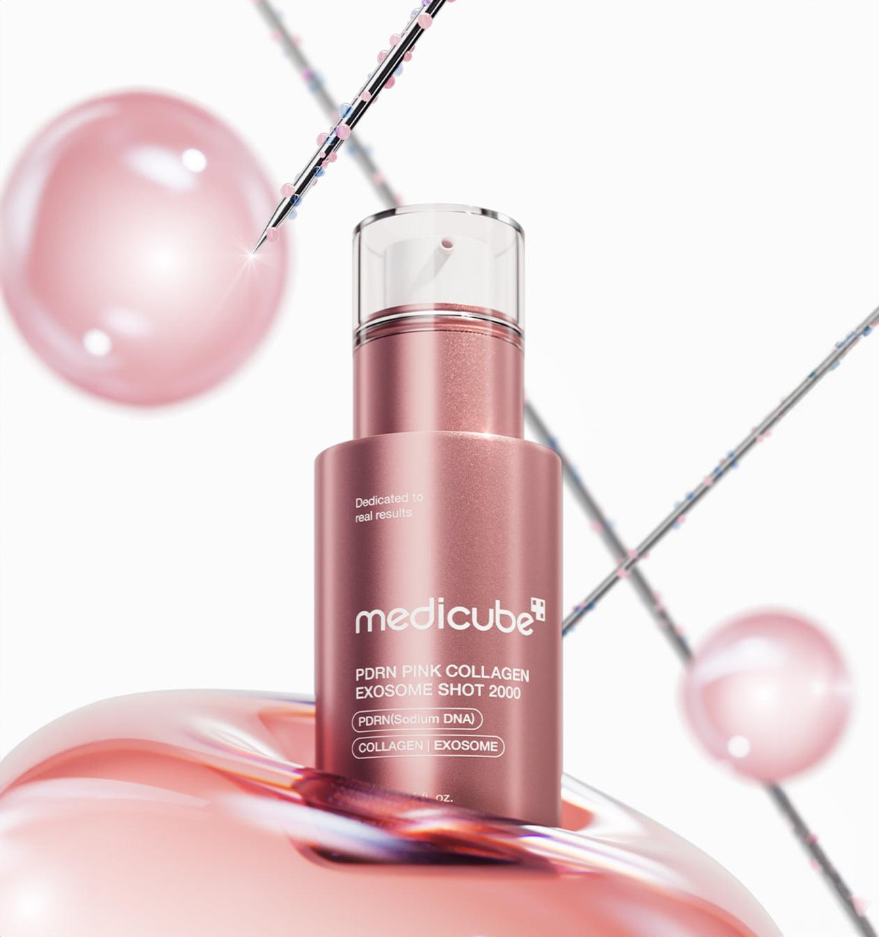 [Medicube] PDRN Pink Collagen exosome shot ampoule 2000 30ml - KuteSkin