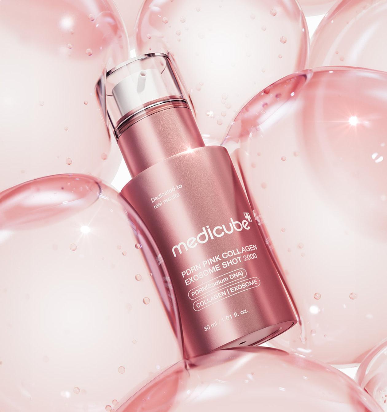 [Medicube] PDRN Pink Collagen exosome shot ampoule 2000 30ml - KuteSkin