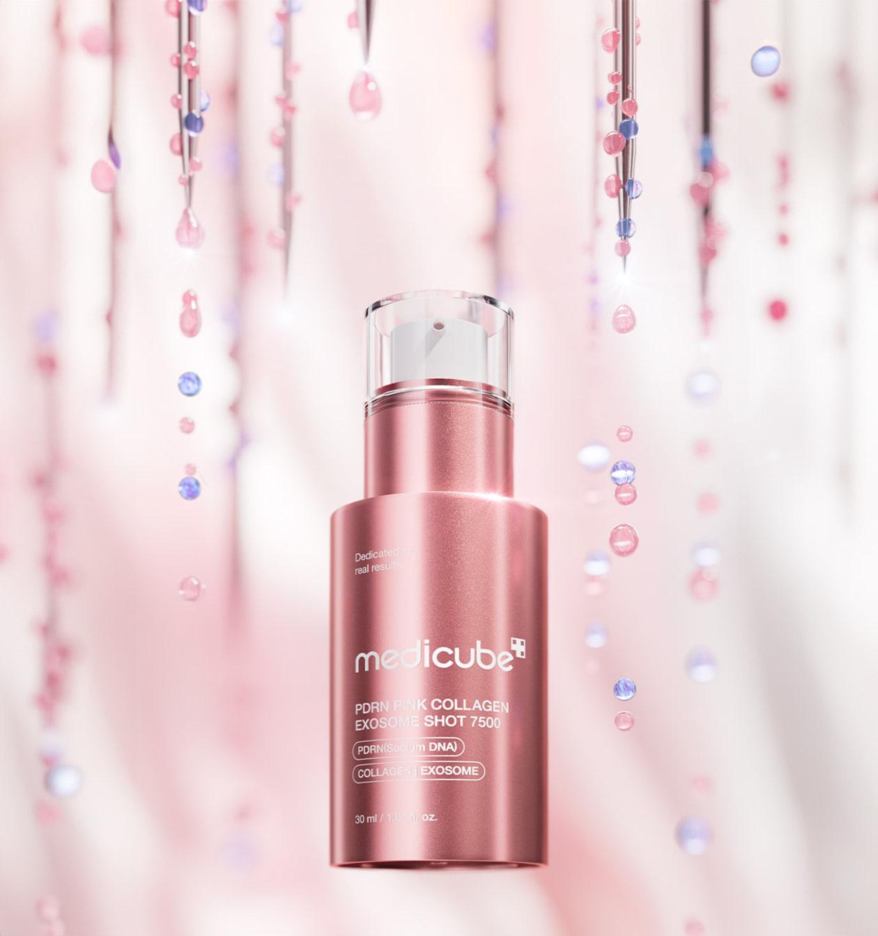 [Medicube] PDRN Pink Collagen exosome shot ampoule 7500 30ml - KuteSkin