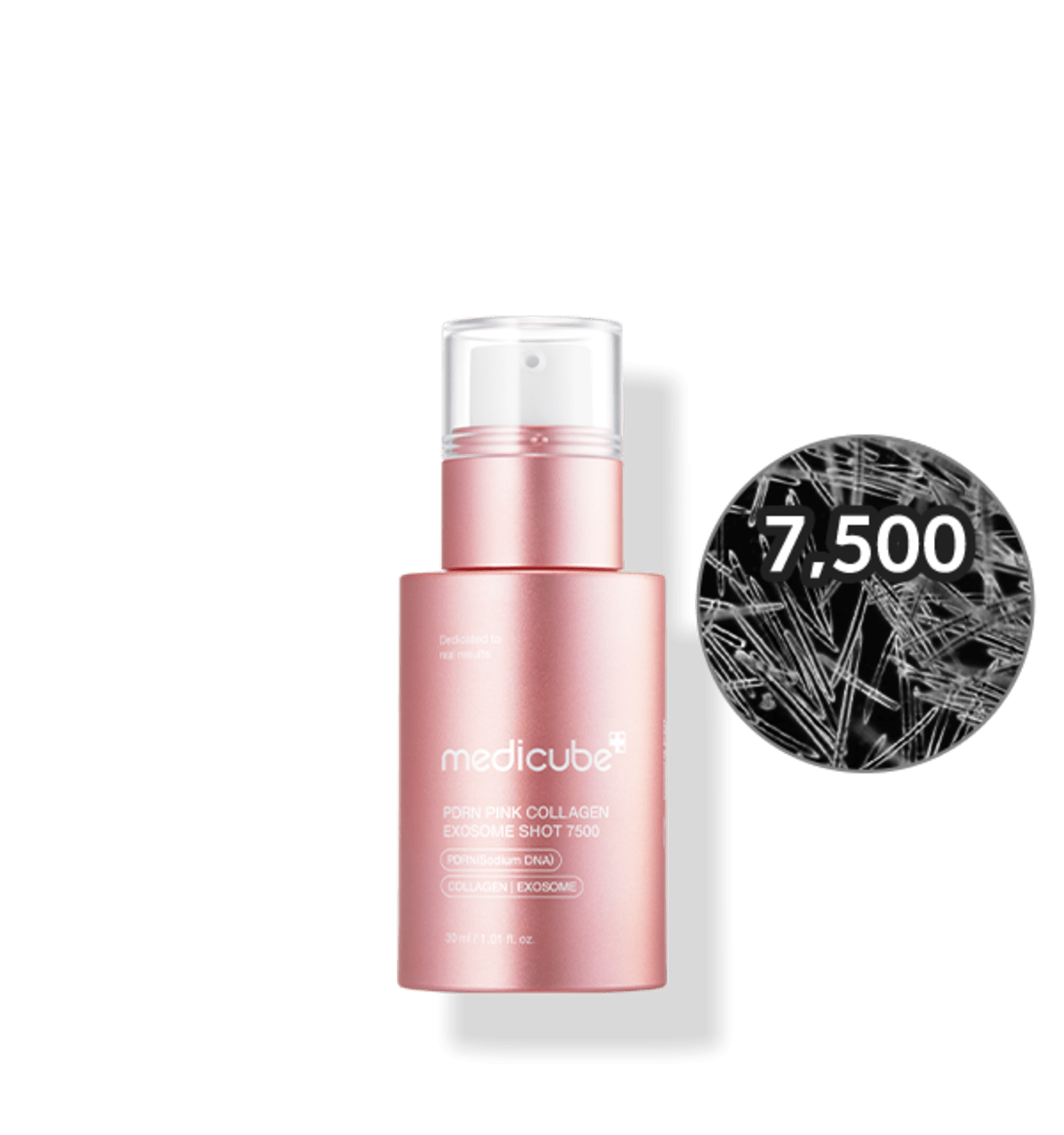 [Medicube] PDRN Pink Collagen exosome shot ampoule 7500 30ml - KuteSkin
